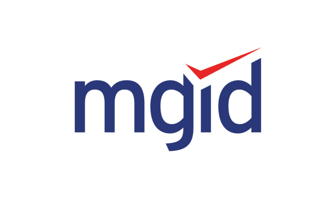 Logo of Mgid whose partnership with GeoEdge enables advertisers and publishers to operate in a safer and more transparent digital ad environment.